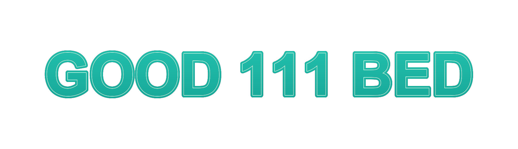 good 111 bed logo